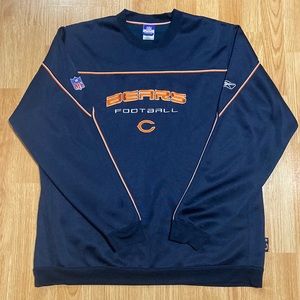 Chicago Bears Pullover Fleece Sweater NFL Reebok